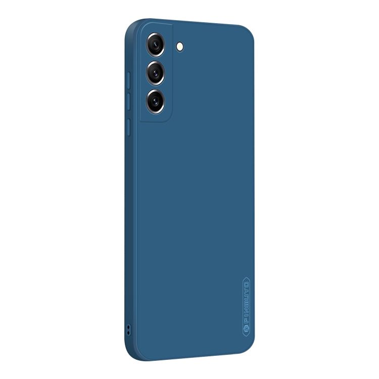 For Samsung Galaxy S21 FE 5G PINWUYO Sense Series Liquid Silicone TPU Phone Case(Blue)