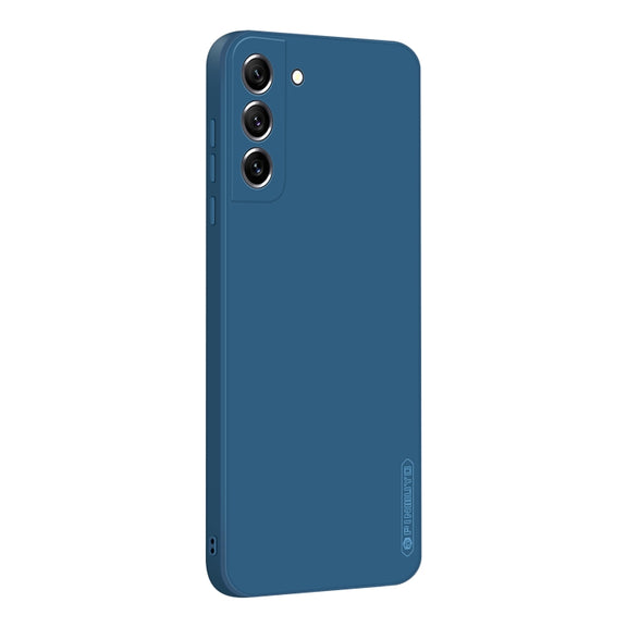 For Samsung Galaxy S21 FE 5G PINWUYO Sense Series Liquid Silicone TPU Phone Case(Blue)