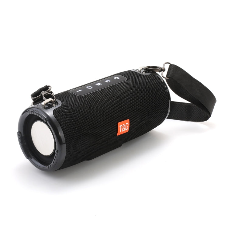 T&G TG324 High Power Water-resistant Portable Bluetooth Speaker Support FM / TF Card(Black)
