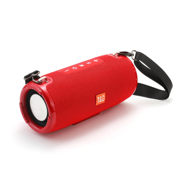 T&G TG324 High Power Water-resistant Portable Bluetooth Speaker Support FM / TF Card(Red)