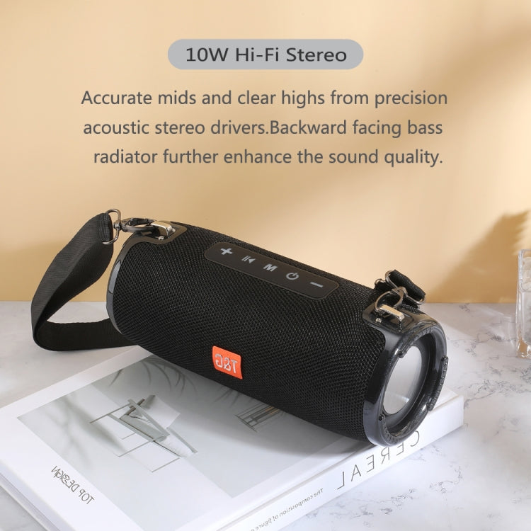 T&G TG324 High Power Water-resistant Portable Bluetooth Speaker Support FM / TF Card(Red)