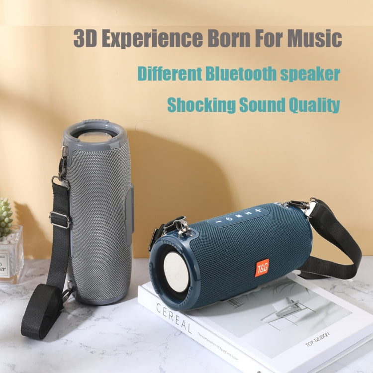 T&G TG324 High Power Water-resistant Portable Bluetooth Speaker Support FM / TF Card(Black)