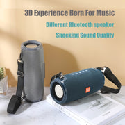 T&G TG324 High Power Water-resistant Portable Bluetooth Speaker Support FM / TF Card(Gray)