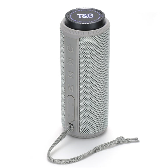T&G TG332 10W HIFI Stereo Water-resistant Portable Bluetooth Speaker(Gray)