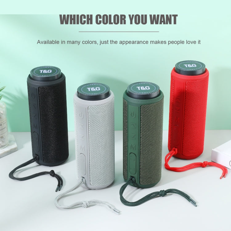 T&G TG332 10W HIFI Stereo Water-resistant Portable Bluetooth Speaker(Red)