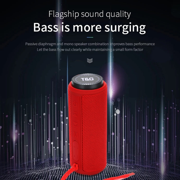 T&G TG332 10W HIFI Stereo Water-resistant Portable Bluetooth Speaker(Red)