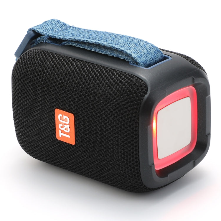T&G TG339 RGB Light 5W Water-resistant Portable Bluetooth Speaker(Black)