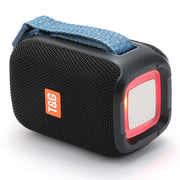 T&G TG339 RGB Light 5W Water-resistant Portable Bluetooth Speaker(Black)