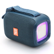 T&G TG339 RGB Light 5W Water-resistant Portable Bluetooth Speaker(Blue)