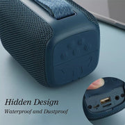 T&G TG339 RGB Light 5W Water-resistant Portable Bluetooth Speaker(Red)