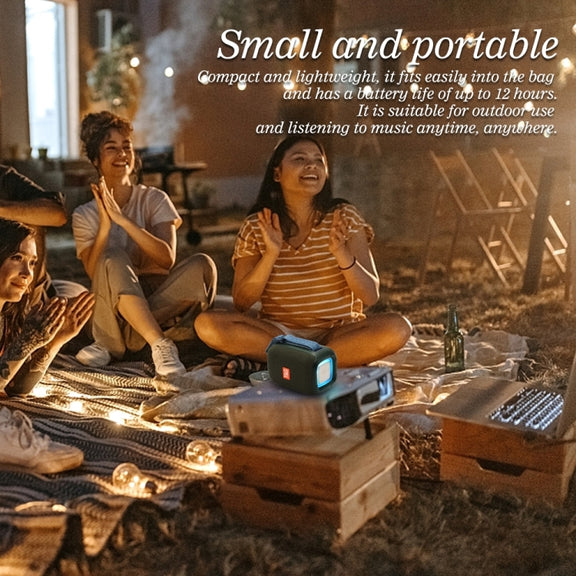 T&G TG339 RGB Light 5W Water-resistant Portable Bluetooth Speaker(Red)