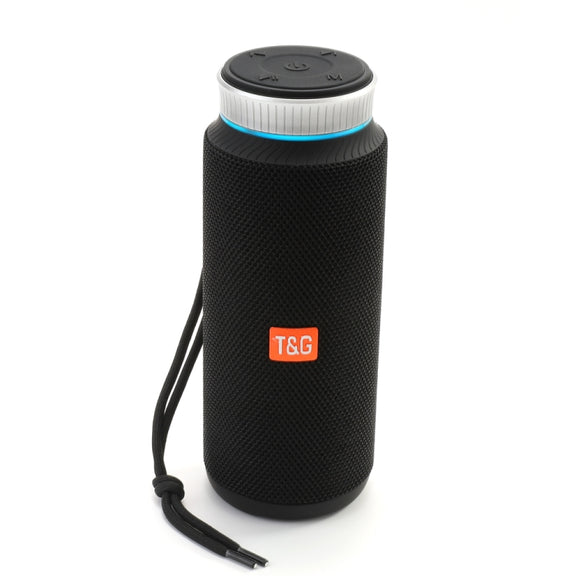 T&G TG326 Long Endurance Outdoor Knob Volume Control Bluetooth Speaker(Black)