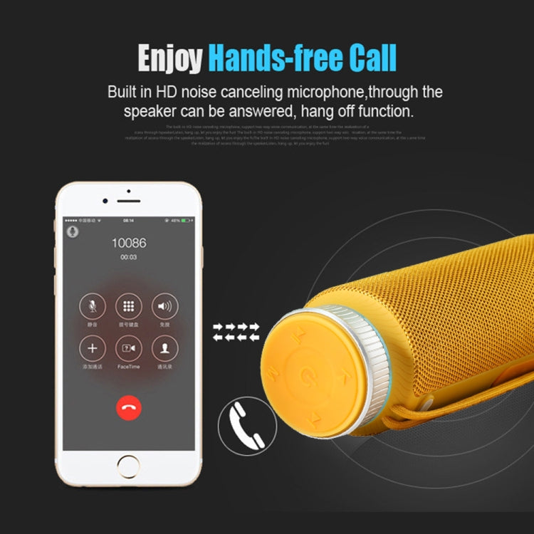 T&G TG326 Long Endurance Outdoor Knob Volume Control Bluetooth Speaker(Red)