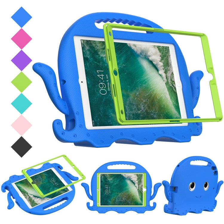 For iPad Air 3 10.5 2019 / Pro 10.5 Octopus Style EVA + PC Tablet Case with Strap(Blue)