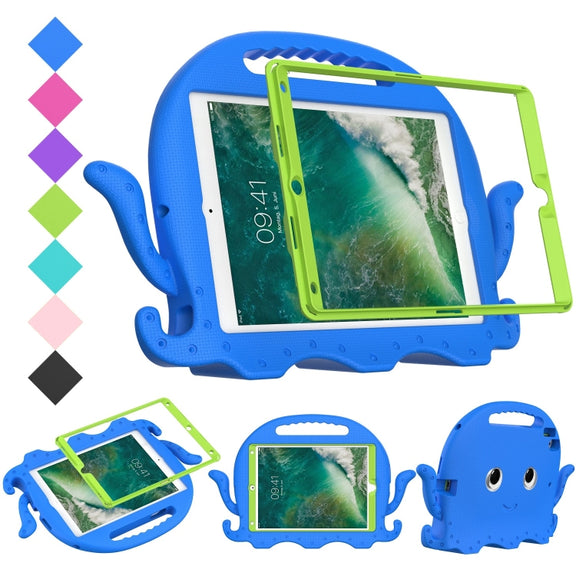 For iPad Air 3 10.5 2019 / Pro 10.5 Octopus Style EVA + PC Tablet Case with Strap(Blue)