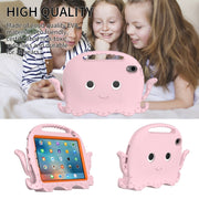 For iPad mini 6 / mini 2024 Octopus Style EVA Hybrid PC Tablet Case with Strap(Pink)