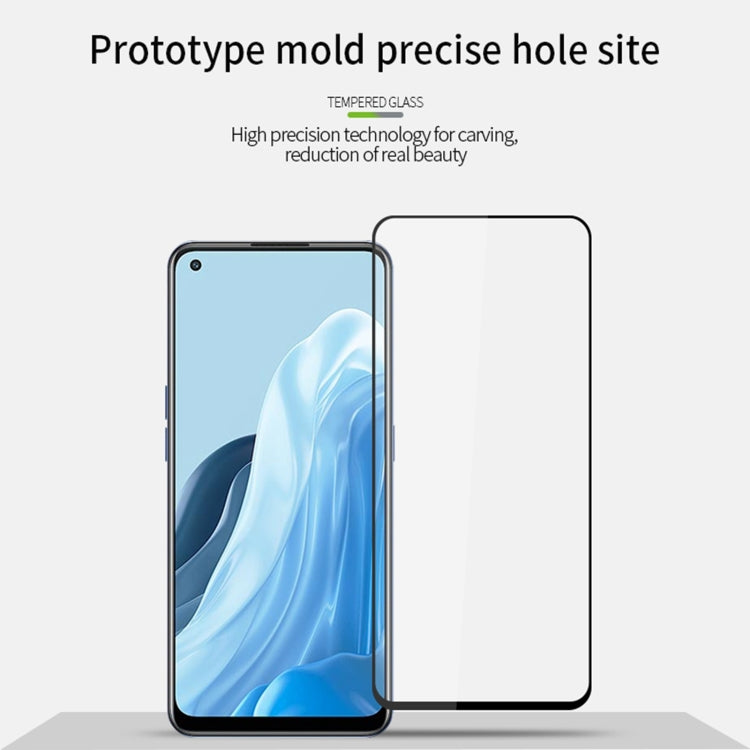For OPPO Find X5 Lite / Reno7 5G PINWUYO 9H 2.5D Full Screen Tempered Glass Film(Black)