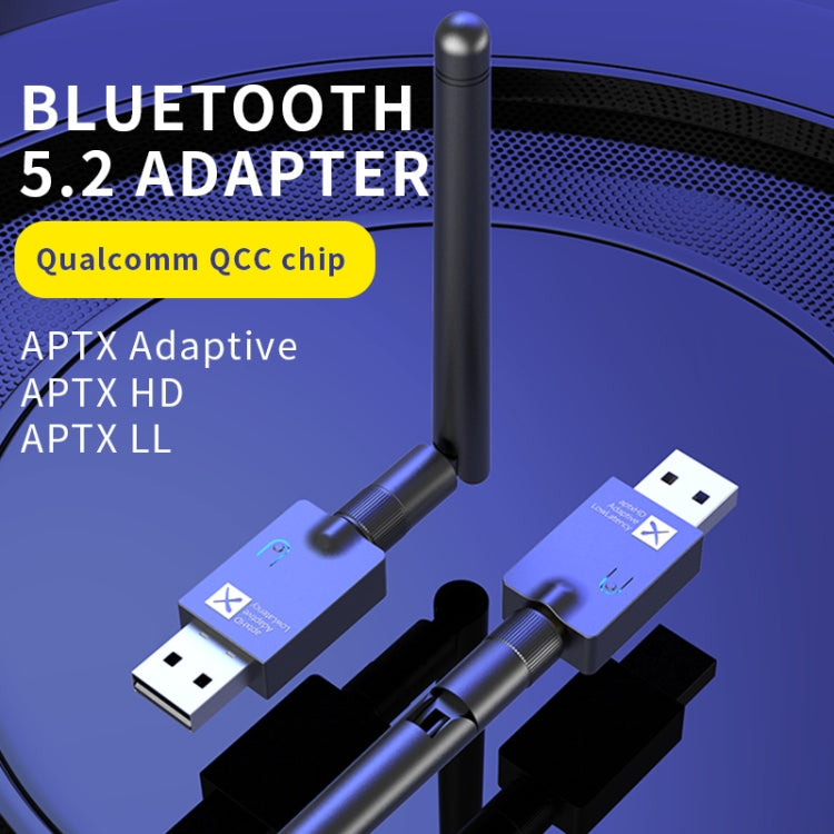 YET-T10 QCC5.2 Qualcomm Low latency Bluetooth Audio Transmitter Support Aptx