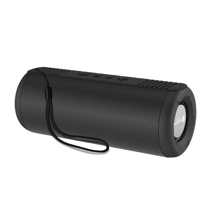 NewRixing NR9019 TWS Portable Stereo Bluetooth Speaker Support TF Card / FM(Black)