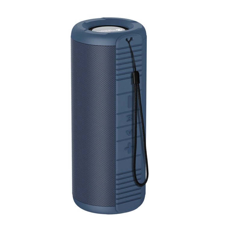 NewRixing NR9019 TWS Portable Stereo Bluetooth Speaker Support TF Card / FM(Blue)
