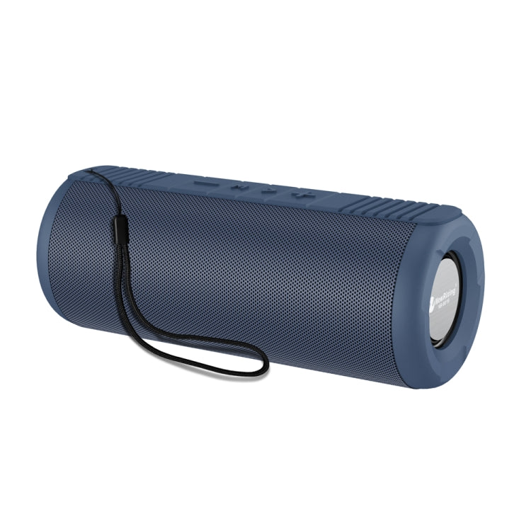 NewRixing NR9019 TWS Portable Stereo Bluetooth Speaker Support TF Card / FM(Blue)
