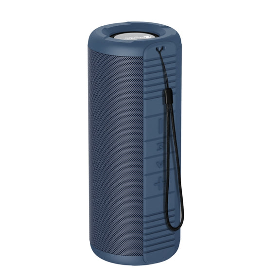 NewRixing NR9019 TWS Portable Stereo Bluetooth Speaker Support TF Card / FM(Blue)