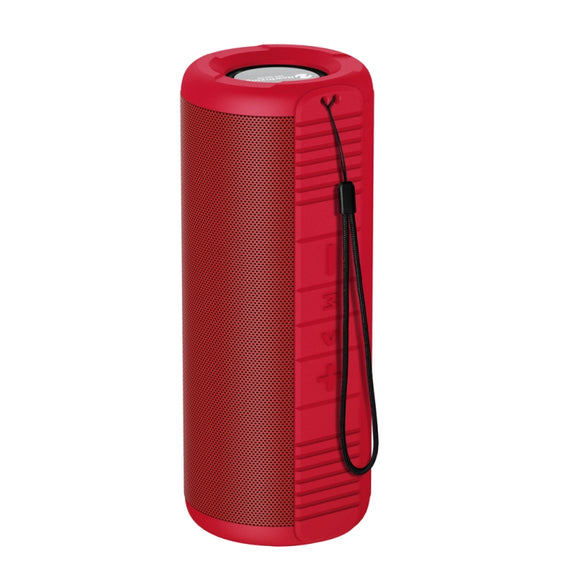 NewRixing NR9019 TWS Portable Stereo Bluetooth Speaker Support TF Card / FM(Red)