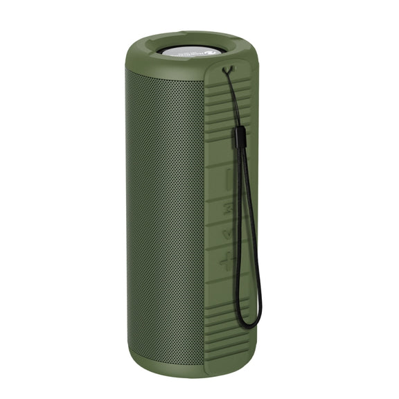 NewRixing NR9019 TWS Portable Stereo Bluetooth Speaker Support TF Card / FM(Green)