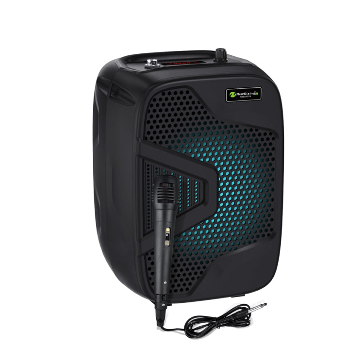 NewRixing NRG501B Outdoor Karaoke Wireless Speaker High-Power Audio Amplifier With Mic