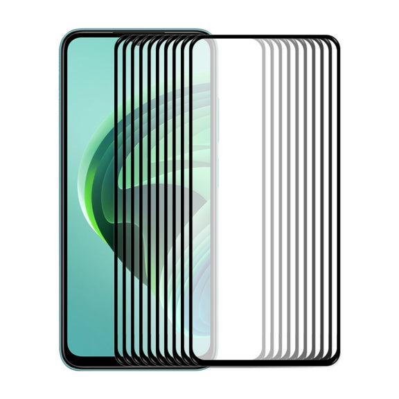 10 PCS For Xiaomi Redmi Note 11E ENKAY Full Glue 0.26mm 9H 2.5D Tempered Glass Full Film