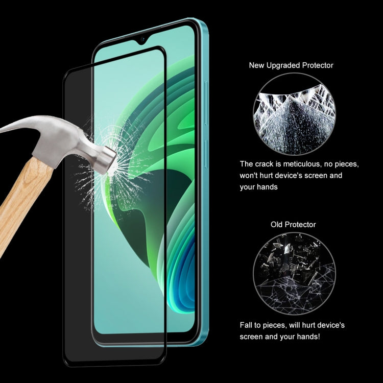 10 PCS For Xiaomi Redmi Note 11E ENKAY Full Glue 0.26mm 9H 2.5D Tempered Glass Full Film