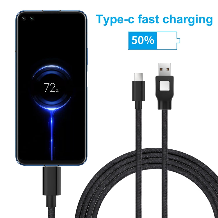 ZF170 1.2m USB to Type-C Charging Data Cable with Bluetooth Transmitter Function