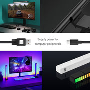 ZF170 1.2m USB to Type-C Charging Data Cable with Bluetooth Transmitter Function