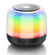 JY12 Full-screen RGB LED Breather Light Wireless Bluetooth Speaker(Black) - Mini Speaker by PMC TechLife | Online Shopping South Africa | PMC TechLife