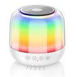 JY12 Full-screen RGB LED Breather Light Wireless Bluetooth Speaker(White) - Mini Speaker by PMC TechLife | Online Shopping South Africa | PMC TechLife