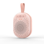 AEC BT513 RGB Light Water-resistant Portable Bluetooth Speaker Support FM / TF Card(Moran Pink)