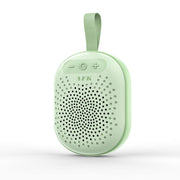 AEC BT513 RGB Light Water-resistant Portable Bluetooth Speaker Support FM / TF Card(Light Green)