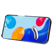For Xiaomi Redmi Note 11 Pro Global Ring Holder Honeycomb PU Phone Case(Light Blue)