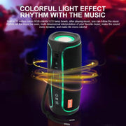 T&G TG288 TWS Portable LED Light Bluetooth Speaker(Red)