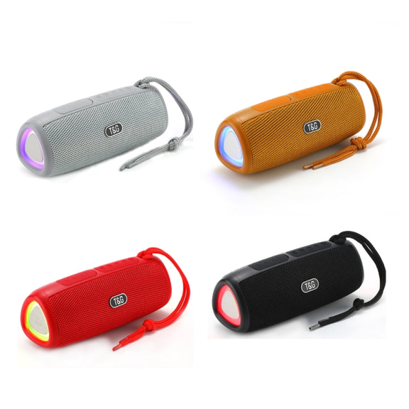 T&G TG344 Portable LED Light TWS Wireless Bluetooth Speaker(Gray)