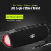 T&G TG344 Portable LED Light TWS Wireless Bluetooth Speaker(Gray)