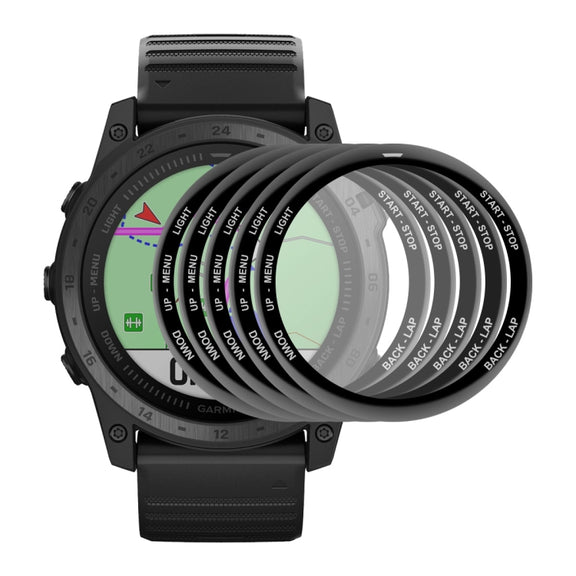 5 PCS Compatible with Garmin Tactix 7 / 7 Pro ENKAY 3D Full Coverage Soft PC Edge + PMMA HD Screen Watch Film