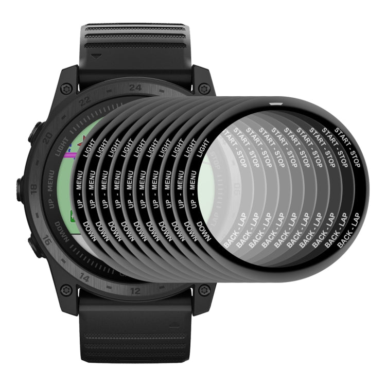 10 PCS Compatible with Garmin Tactix 7 / 7 Pro ENKAY 3D Full Coverage Soft PC Edge + PMMA HD Screen Watch Film