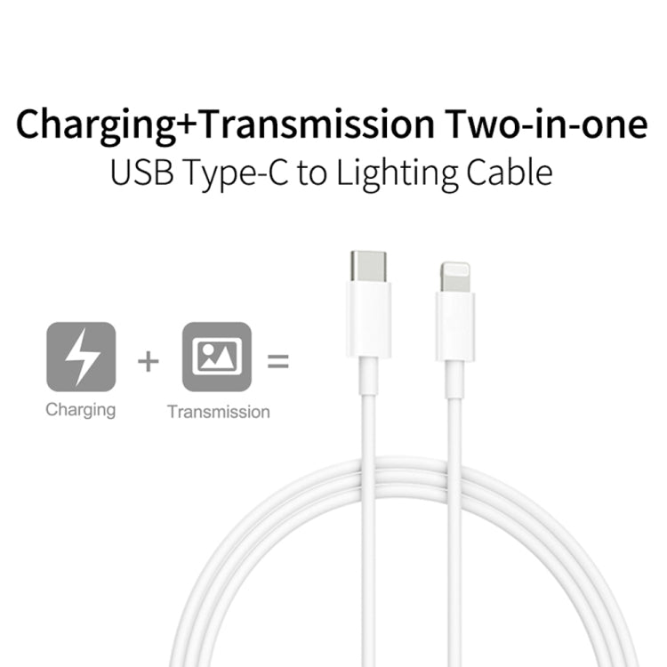 2m PD30W USB-C / Type-C to 8 Pin Fast Charging Data Cable for iPhone Series