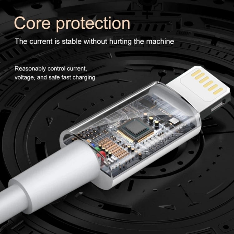 2m PD30W USB-C / Type-C to 8 Pin Fast Charging Data Cable for iPhone Series