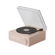 Duosi X11 Vinyl Atomic Retro Bluetooth Speaker Desktop Creative Alarm Clock(Pink) - free shipping - PMC TechLife - Order now!