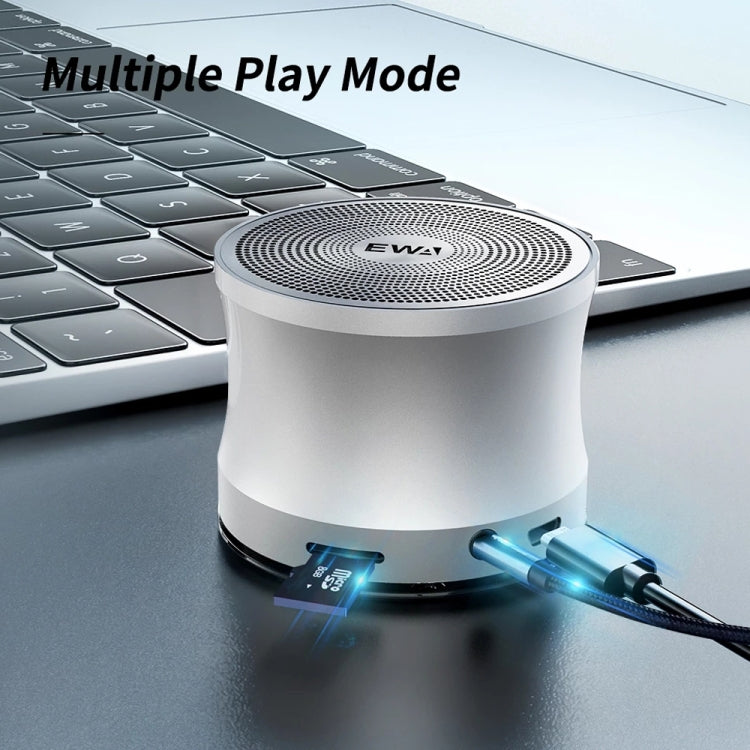EWA A109+ TWS Stereo Portable Metal Bluetooth Speaker(Sliver)