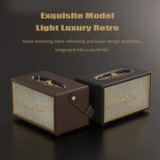 Oneder D6 40W Retro Classic Wooden Portable Outdoor Bluetooth Speaker(Brown)