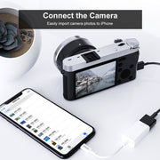 ENKAY ENK-AT108 8 Pin to USB 3.0 OTG Adapter Data Cable for iPhone / iPad