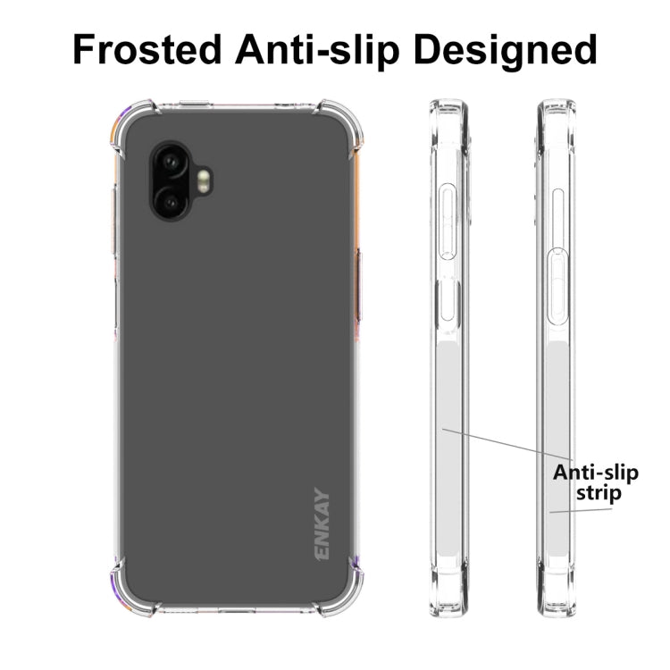For Samsung Galaxy Xcover6 Pro ENKAY Clear TPU Shockproof Phone Case